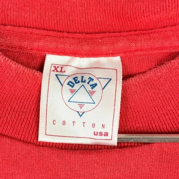 Vintage 90's Iowa State Cyclones Shirt Men’s XL Red Delta NCAA Football USA - Picture 4 of 11
